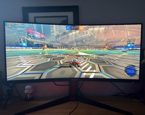 ASUS TUF 34" 165hz 550cd/㎡ UWQHD 3440x1440  HDR gamescherm, Computers en Software, Monitoren, Zo goed als nieuw, 151 t/m 200 Hz