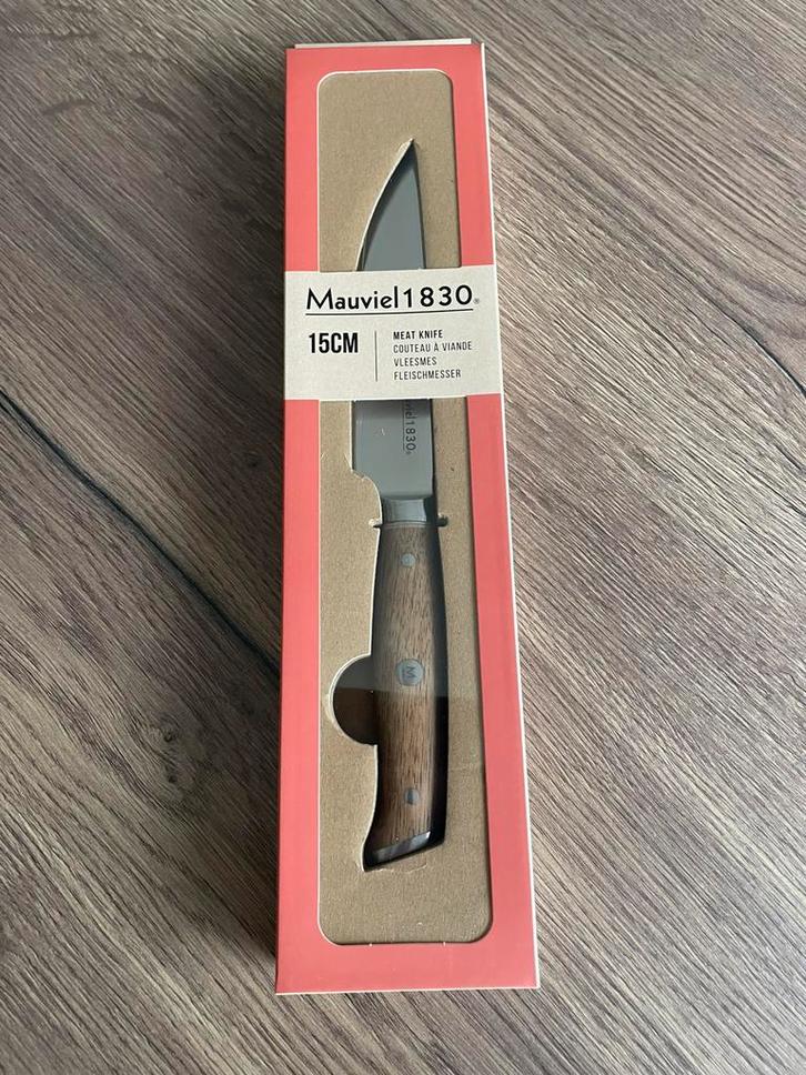 Mauviel 1830: MEAT KNIFE 15 CM, Huis en Inrichting, Keuken | Bestek, Nieuw, Ophalen of Verzenden