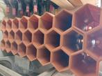 Flessenrek modules 8 stuks, Ophalen, Kunststof, Gebruikt, 15 tot 25 flessen