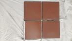 Partij antieke Belgische terracotta tegels, Ophalen, Steen of Klei, Minder dan 50 cm, Zo goed als nieuw