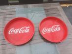2 vintage metalen Coca-Cola dienbladen, Ophalen of Verzenden