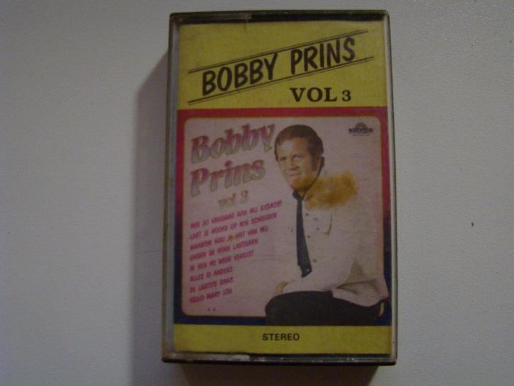 Cassette - Bobby Prins : Vol. 3, Cd's en Dvd's, Cassettebandjes, Gebruikt, Voorbespeeld, Nederlandstalig, 1 bandje, Ophalen of Verzenden