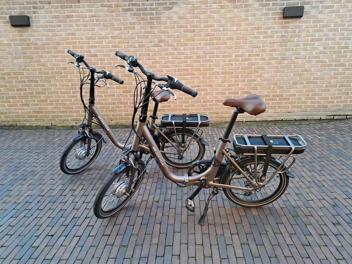 Elektrische plooifietsen, Fietsen en Brommers, Fietsen | Vouwfietsen, Zo goed als nieuw, Ophalen