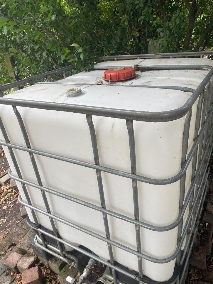 Schutz waterton 1000L, Tuin en Terras, Regentonnen, Nieuw, Kunststof, 150 liter of meer, Met kraantje, Ophalen