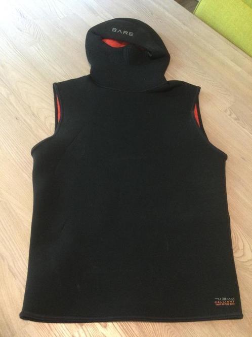 Bare Ultrawarmth Hooded Vest 7/3mm Man size XL - Ecocheques, Watersport en Boten, Duiken, Gebruikt, Duikpak, Ophalen of Verzenden