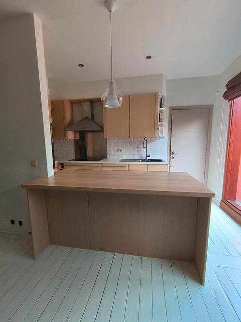 Stevige houten keuken met keukenapparatuur, Huis en Inrichting, Keuken | Complete keukens, Gebruikt, Ophalen