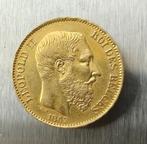 20 francs or léopold II 1867, Postzegels en Munten, Edelmetalen en Baren, Ophalen of Verzenden, Goud
