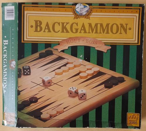 BACKGAMMON, Hobby en Vrije tijd, Gezelschapsspellen | Bordspellen, Ophalen of Verzenden