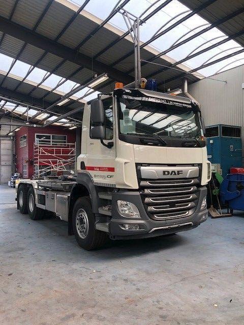 DAF CF 480 FAT 6x4 with AJK hooksystem for containers - retr, Auto's, Vrachtwagens, Bedrijf, ABS, Adaptive Cruise Control, Airconditioning