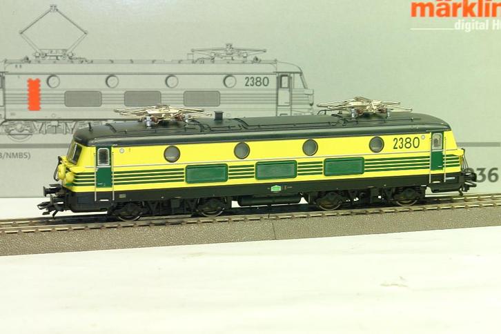 MARKLIN 37236 SNCB NMBS 2380 LIVREE ZEBREE DIGITAL, Hobby en Vrije tijd, Modeltreinen | H0, Zo goed als nieuw, Locomotief, Wisselstroom