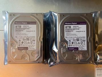 Disque dur NAS WD Purple de 8 To *WD82PURZ*, 8tb, Enlèvement ou Envoi, SATA, HDD