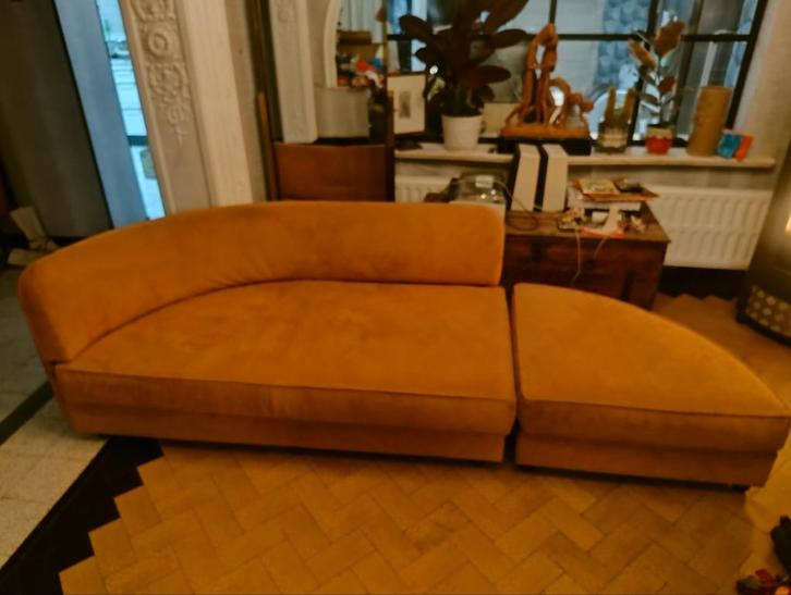 Top Franse design ligne roset sofa 
2 delen in Camel kleur, Antiek en Kunst, Antiek | Meubels | Stoelen en Sofa's, Ophalen