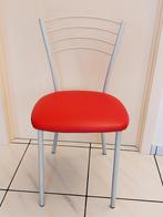 Keukenstoelen PERFECTA zes stuks, Ophalen, Zo goed als nieuw, Modern, Metaal