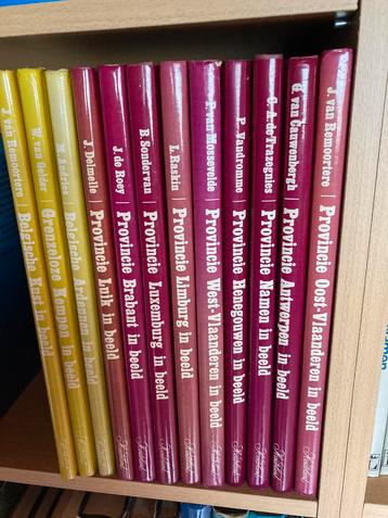 Boekenreeks belgische provincies en streken. beschikbaar voor biedingen