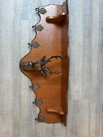 Kapstok hert, Ophalen, Zo goed als nieuw, Hout, Wandkapstok