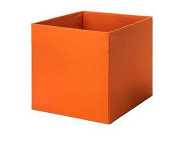 Armoire de rangement IKEA Kallex Kallax Drona orange 