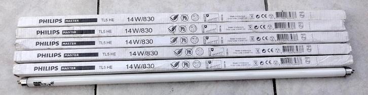 5 x  PHILIPS MASTER TL 5 HE neonbuizen - Uitgeruste keuken, Huis en Inrichting, Lampen | Losse lampen, Nieuw, Overige typen, Minder dan 30 watt