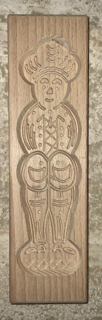 Houten speculaasvorm, speculaasplank, (speculaas) Piet, Enlèvement