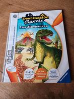 Livre Tiptoi "Les dinosaures", Ophalen of Verzenden, Zo goed als nieuw, Elektronica, Met geluid