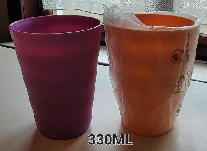 bekers, Maison & Meubles, Cuisine| Tupperware, Neuf, Orange, Violet, Enlèvement