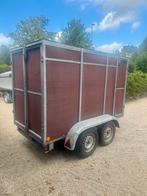 Gesloten aanhangwagen dubbelas, Ophalen, Gebruikt