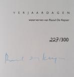 Raoul De Keyser "Anniversaires" SIGNÉ ORIGINALEMENT, Livres, Comme neuf, Raoul De Keyser, Enlèvement ou Envoi, Design graphique