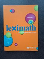Leximath - lexique math de base - De boeck, Enlèvement ou Envoi, Primaire, Comme neuf, De boeck
