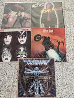 lot hardrock: kiss, acdc, triumph, meat loaf, judas priest, Ophalen of Verzenden