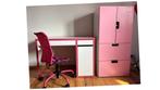 Ensemble bureau fille ikea, Ophalen, Zo goed als nieuw, Kast