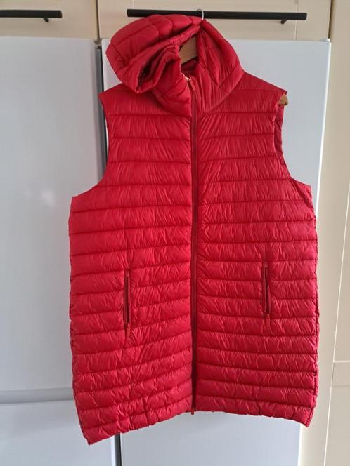 Bodywarmer met capuchon mt 50 Rood (NL+31), Vêtements | Femmes, Blousons sans Manches, Comme neuf, Taille 46/48 (XL) ou plus grande