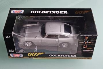 AUTO JAMES BOND 007 ASTON MARTIN DB5 MOTORMAX 1:24 beschikbaar voor biedingen