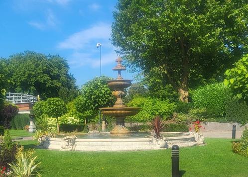 Grote antieklook vijverrand 100 cm diep met fontein, Tuin en Terras, Waterpartijen en Fonteinen, Nieuw, Fontein, Beton, Ophalen of Verzenden