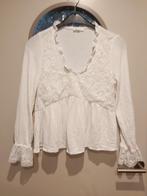 Kilky Paris, blouse, M/L, Maat 38/40 (M), Ophalen of Verzenden, Wit, Zo goed als nieuw