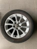 4 Audi - VW aluminiumvelgen + winterbanden 205/55R16 91H, Ophalen, Gebruikt, 16 inch, Banden en Velgen