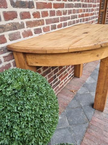 Vol eiken sidetable/wandconsole  beschikbaar voor biedingen