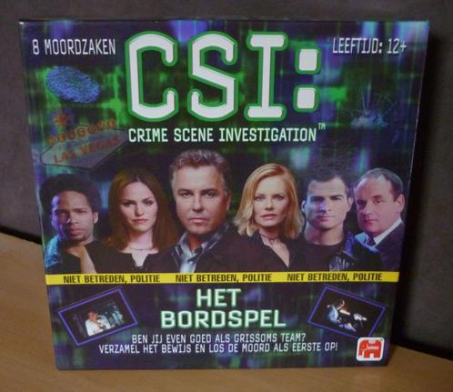 CSI Crime scene investigation Het bordspel, Hobby en Vrije tijd, Gezelschapsspellen | Bordspellen, Ophalen of Verzenden