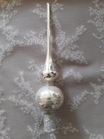 Vintage kerstboompiek zilver, Ophalen of Verzenden, Gebruikt