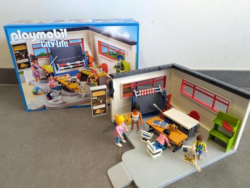 Classe d'histoire (avec boîte) école Playmobil 9455, Kinderen en Baby's, Speelgoed | Playmobil, Zo goed als nieuw, Complete set