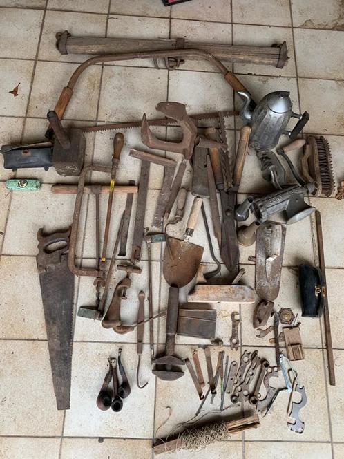 Oud ambachtelijk handmatig materiaal, Antiek en Kunst, Antiek | Gereedschap en Instrumenten, Ophalen of Verzenden