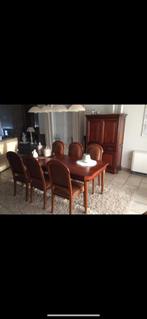 Tafel en stoelen, Huis en Inrichting, Ophalen, Gebruikt, Kersenhout