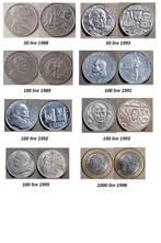 lotje munten Vaticaan 1000 lire, 50 lire ,100 lire, Enlèvement ou Envoi