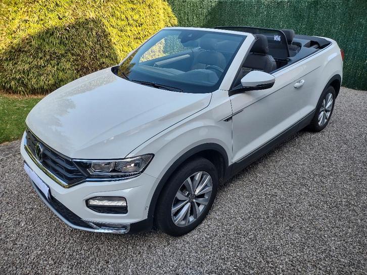 Cabriolet 1.0 TSI STYLE PACK CHROME 12/2020 (2021), Auto's, Volkswagen, Particulier, T-Roc, 360° camera, ABS, Achteruitrijcamera