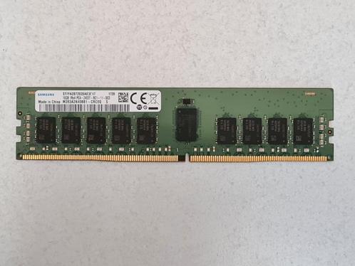 16 GB RAM R-DIMM ECC DDR-4 2400 Mhz Samsung, Informatique & Logiciels, Mémoire RAM, Comme neuf, Serveur, 16 GB, DDR4, Enlèvement