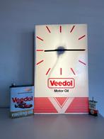 Boîte à lumière publicitaire ancienne huile Veedol, Table lumineuse ou lampe (néon), Utilisé, Enlèvement ou Envoi