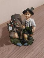 Decoratief beeldje : Hummel herder met koe, Verzenden, Zo goed als nieuw, Hummel