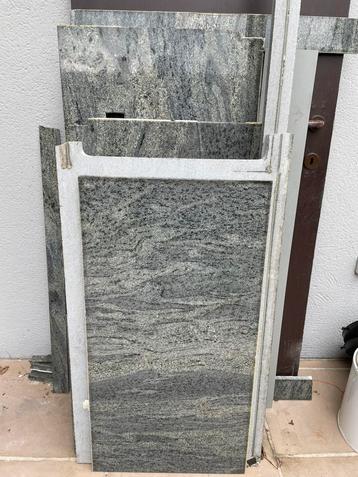 Graniet (grijs) werkblad grote partij 2/3cm beschikbaar voor biedingen