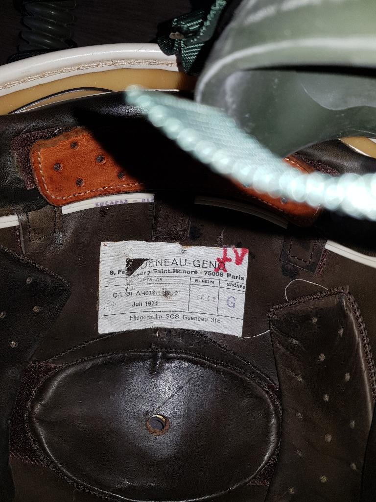 GGueneau 316 flight helmet + MBU-5/P oxygen mask, Verzamelen, Militaria | Algemeen, Luchtmacht, Helm of Baret, Ophalen of Verzenden