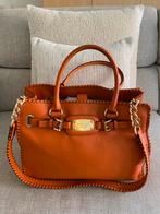 Michael Kors Hamilton handtas, Handtassen en Accessoires, Tassen | Damestassen, Ophalen, Zo goed als nieuw, Oranje, Handtas