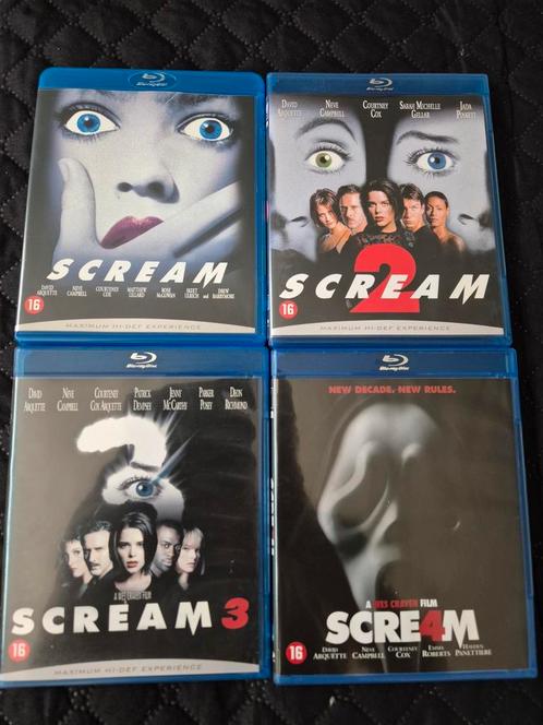 Scream 1-4 Blu-Ray (NL Covers), Cd's en Dvd's, Blu-ray, Zo goed als nieuw, Ophalen of Verzenden