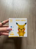 Microbrick pokemon Pikachu, blokken, geen officiële Lego, Kinderen en Baby's, Speelgoed | Duplo en Lego, Nieuw, Ophalen of Verzenden